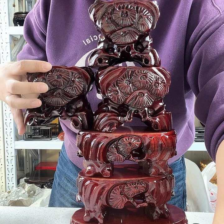 西***狼木A越南马拉丝实木底座