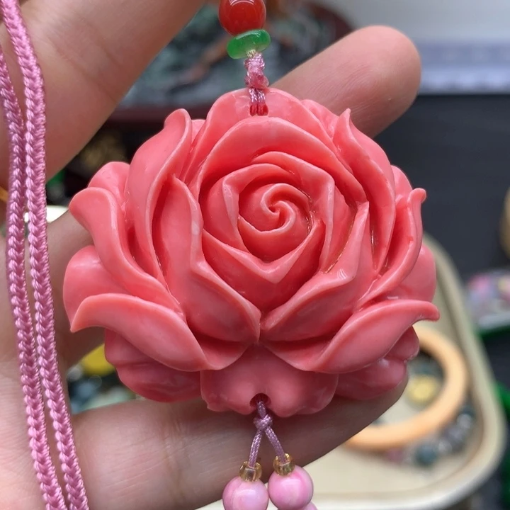 玛瑙/玉髓颈饰合金吊坠