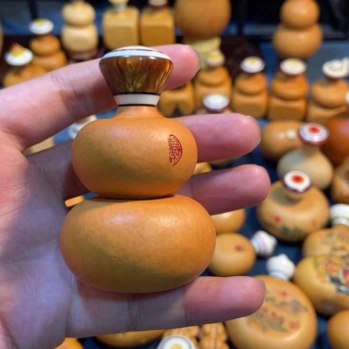 蜜蜡镶口葫芦葫芦