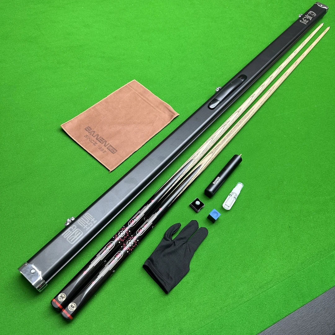 小头杆班恩球杆Q4专业级中式黑八球杆小头专用黑8打台球神器