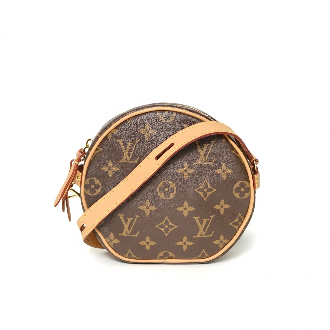 95新 LouisVuitton/路易威登 【娇】软圆饼 17 老花PVC芯片 314199