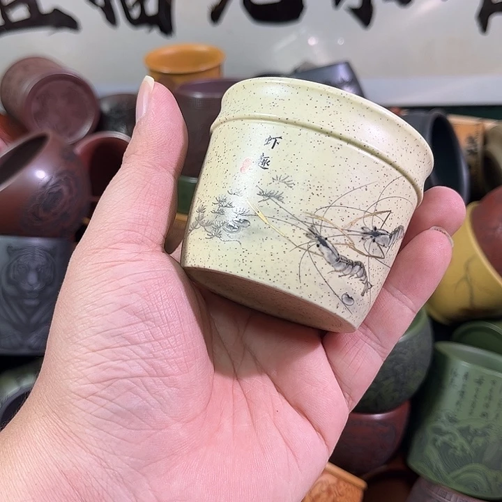 茶杯紫砂全手工紫砂主人杯