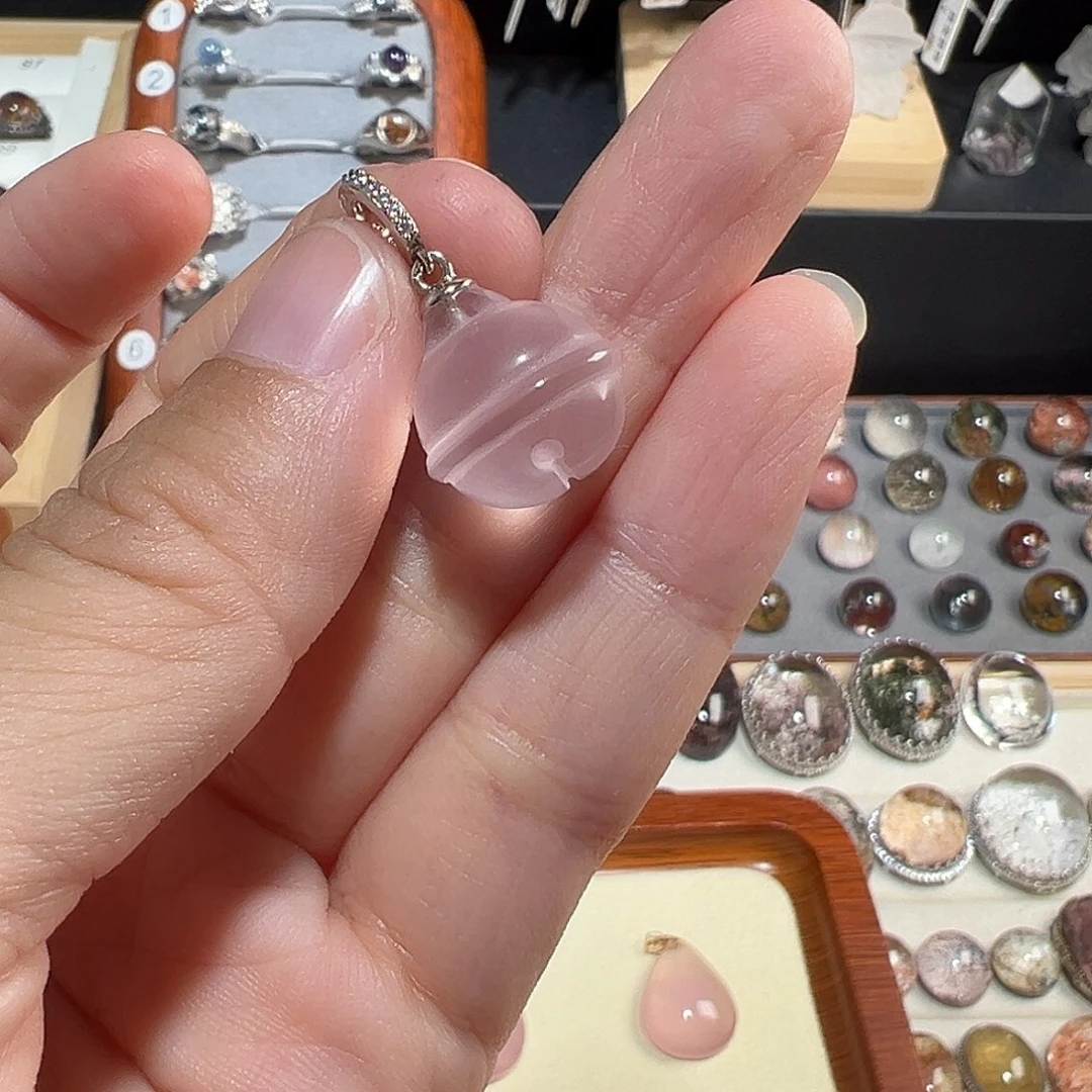 最***啦吊坠(不含链)银S925镶嵌水晶