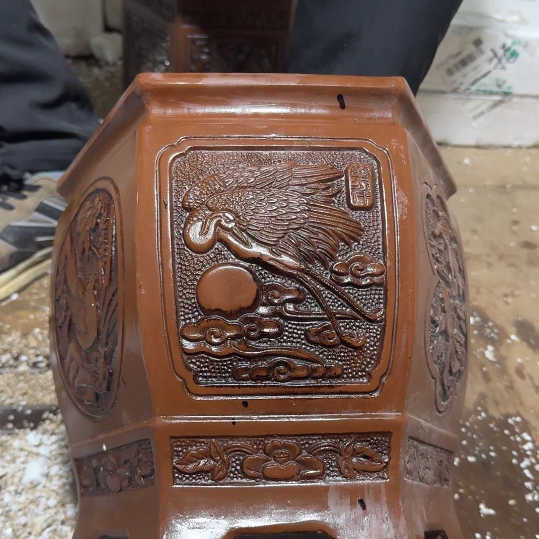 紫砂花盆口径23 20高度22