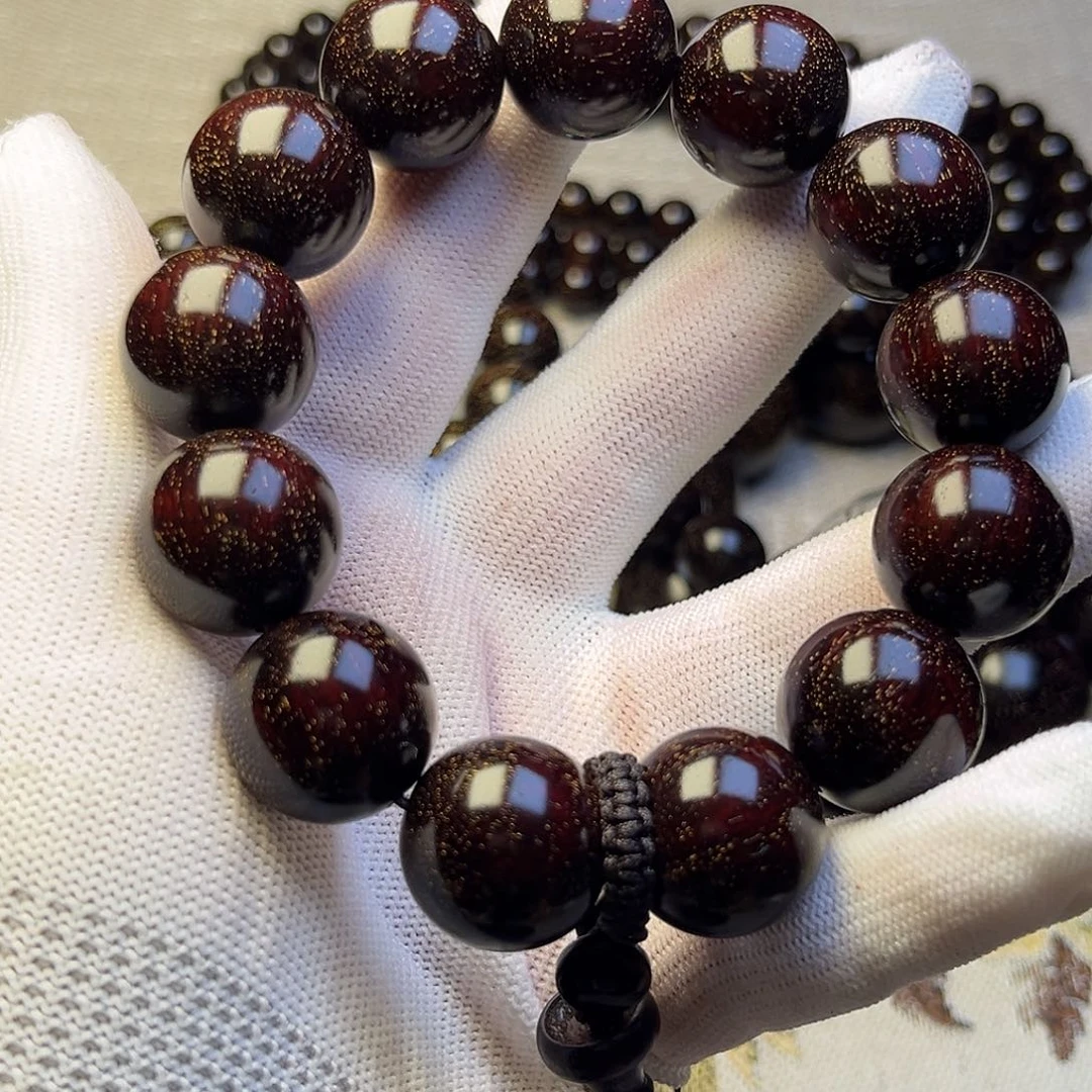 檀香紫檀（小叶紫檀）1.8 13颗满天星