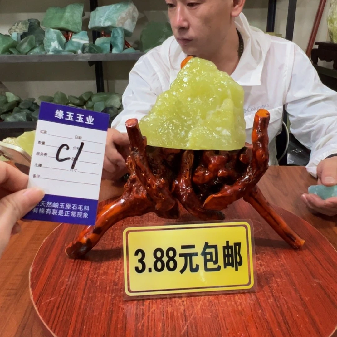 蛇纹石玉未镶嵌原石C1