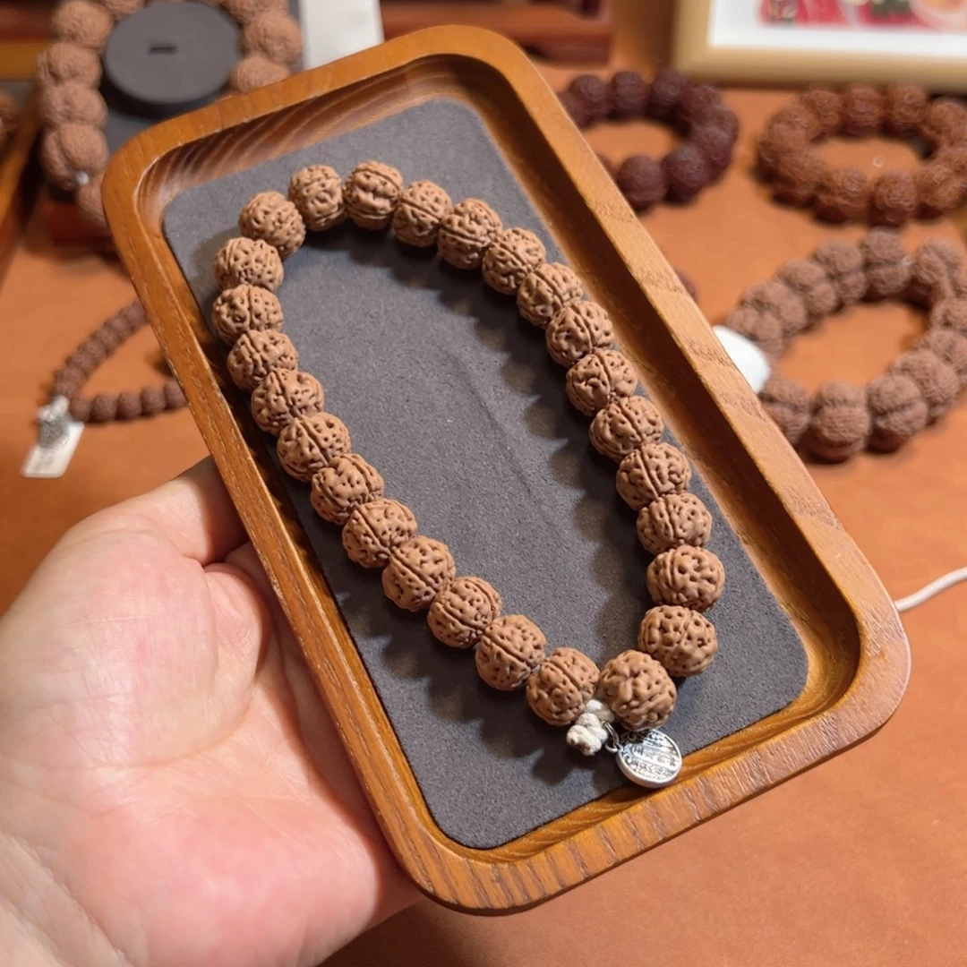 金刚菩提手串13标款勿里达纯血老树王金刚菩提手串