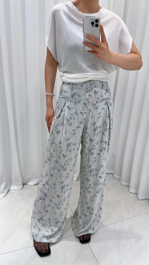 【183大月】高个子加长定制原创高级感垂感阔腿裤女