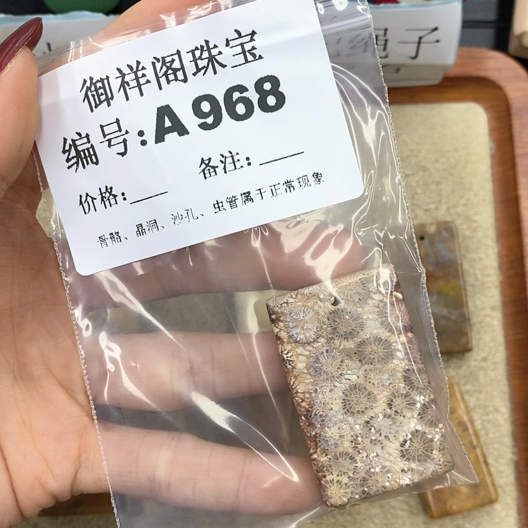 硅化珊瑚（珊瑚玉）A未镶嵌哦*6