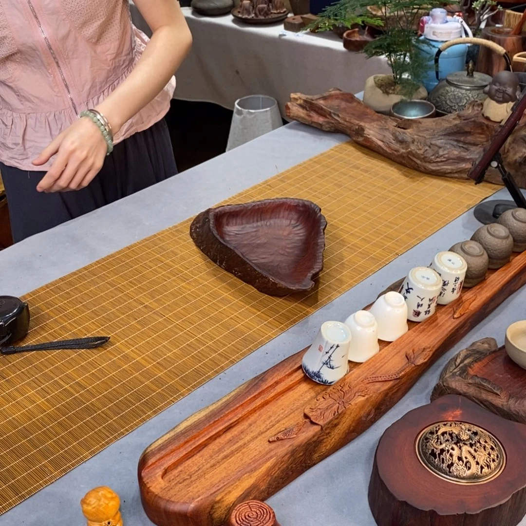 缅甸花梨木随形果盘