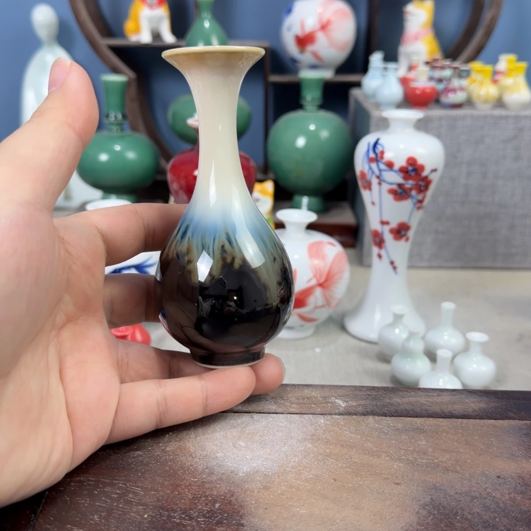 陶瓷手工小花器摆件