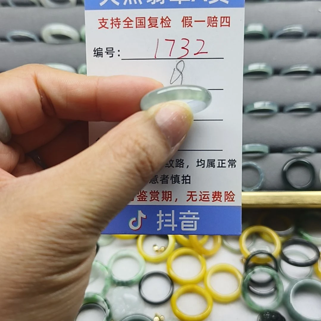 翡翠未镶嵌戒指天然翡翠