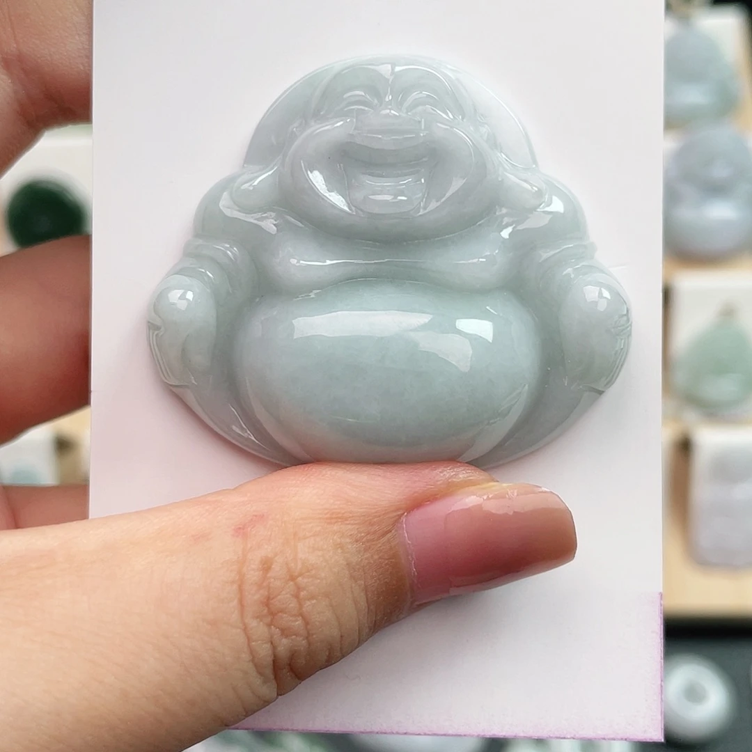 颈饰未镶嵌翡翠佛公