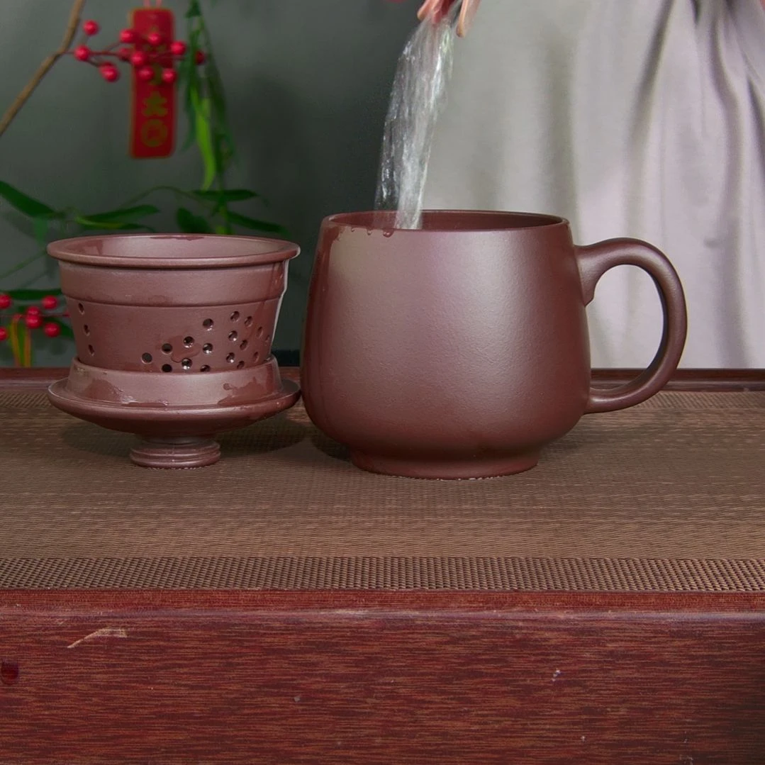 茶杯紫砂高货放漏