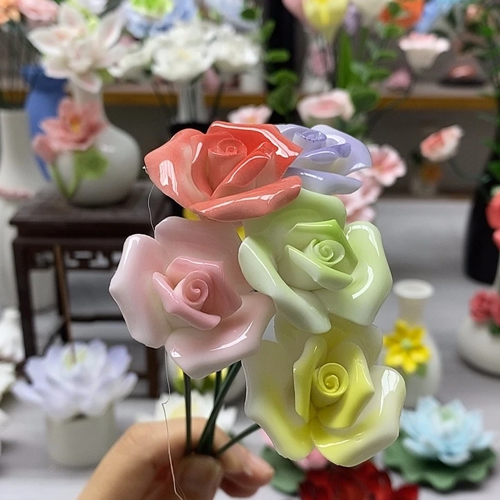 陶瓷陶瓷材料加工5朵