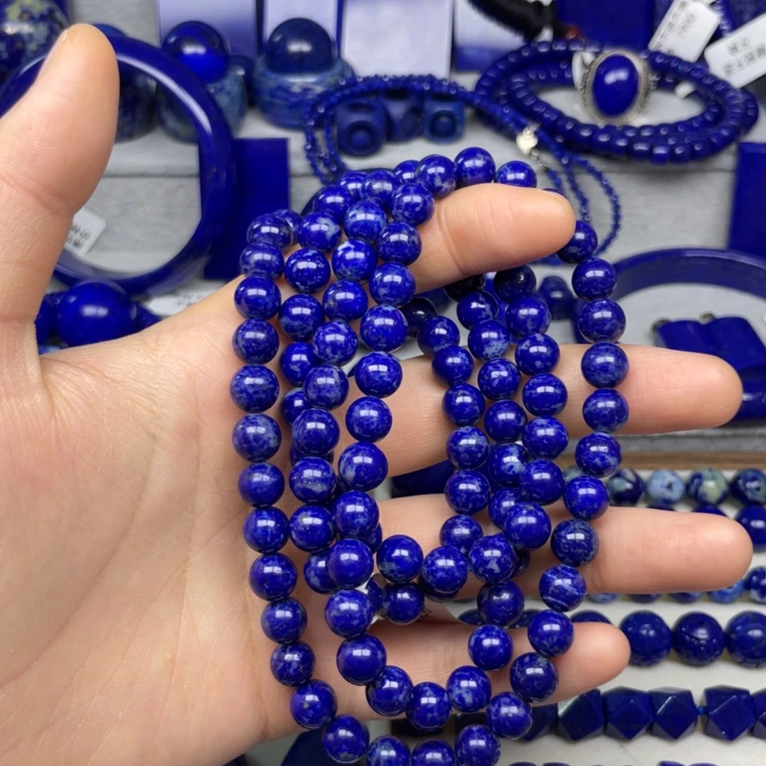 青金石未镶嵌108佛珠项链8+