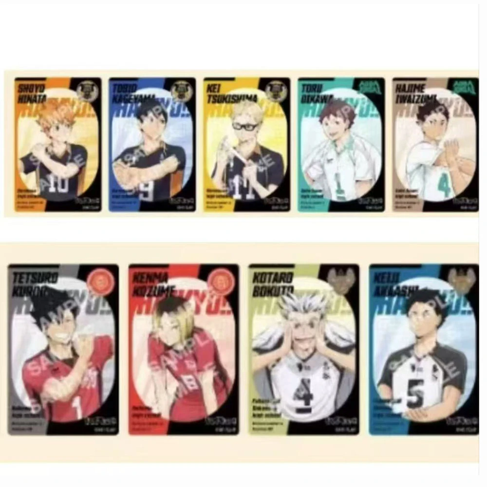 日谷 排球少年JF2025抽赏透卡收藏卡片 盲盒 散池D3