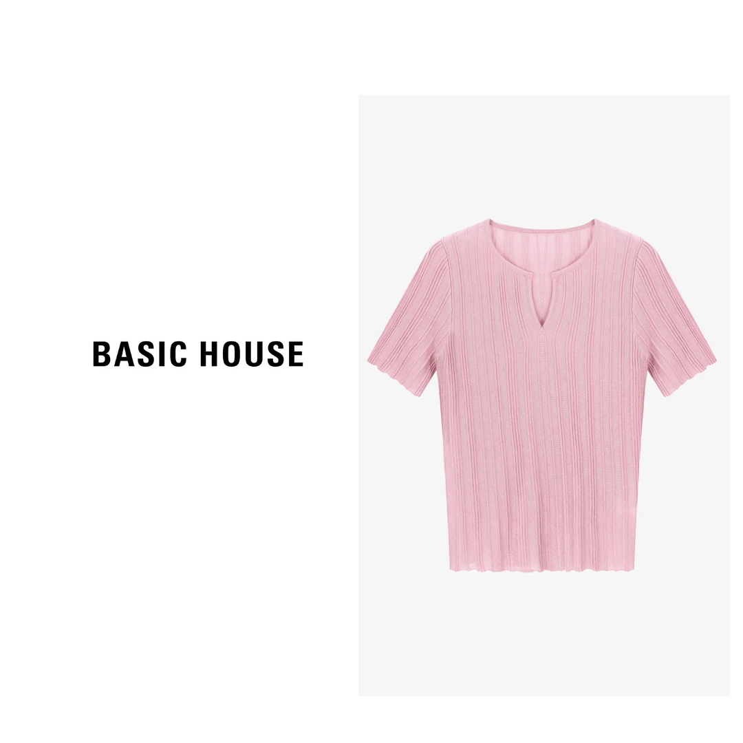 【赵老板专属】Basic House/百家好小众松弛感针织衫B0624B5M622