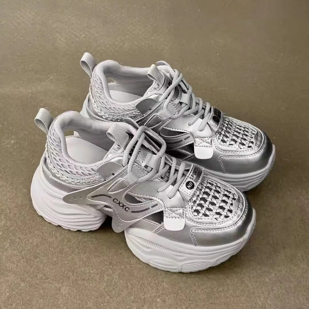 老爹鞋夏季增高透气时尚休闲鞋厚底鞋子运动鞋时尚