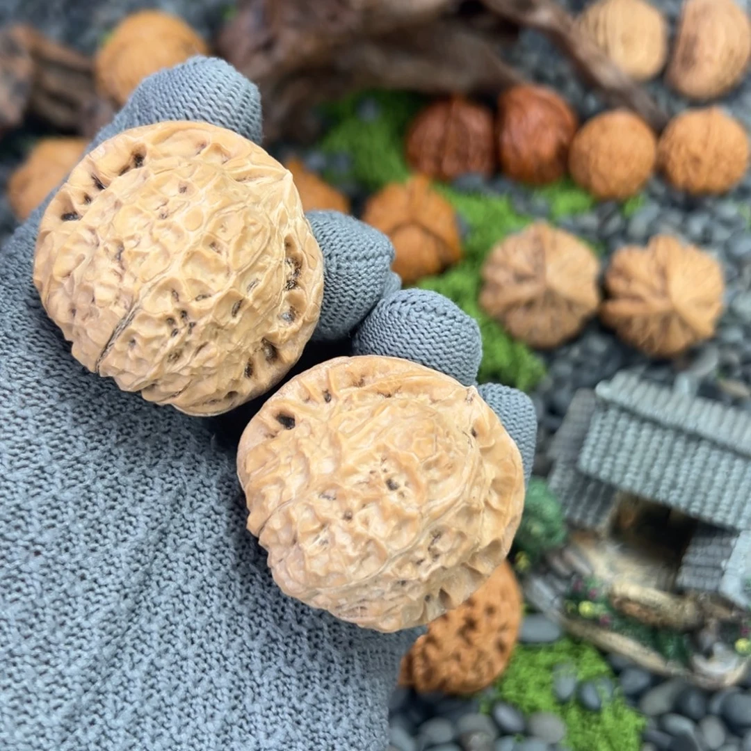 核桃南瓜墩文玩核桃手把件