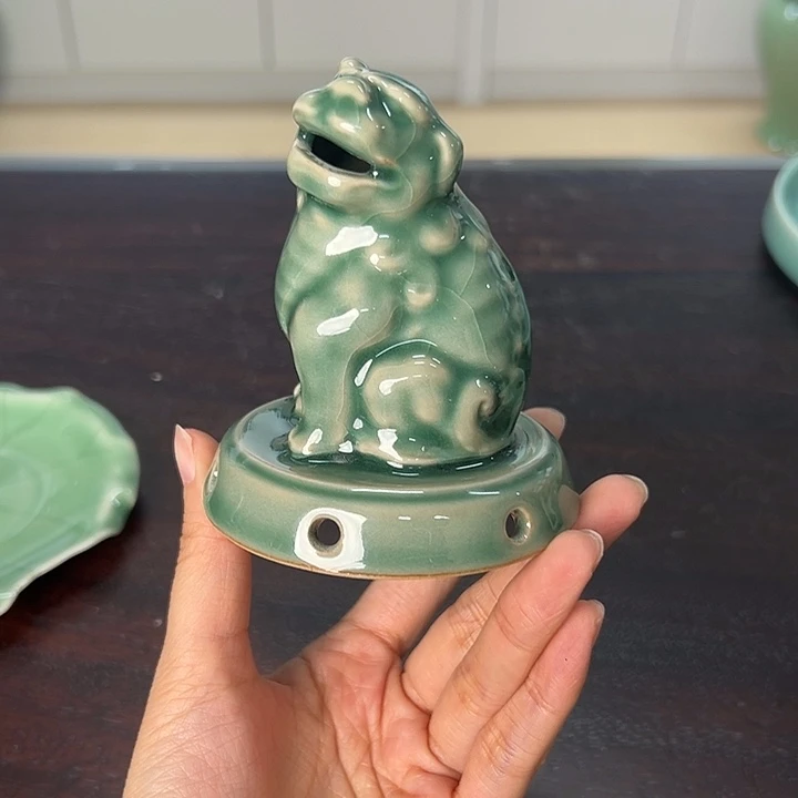 龙泉云间青瓷小米茶器