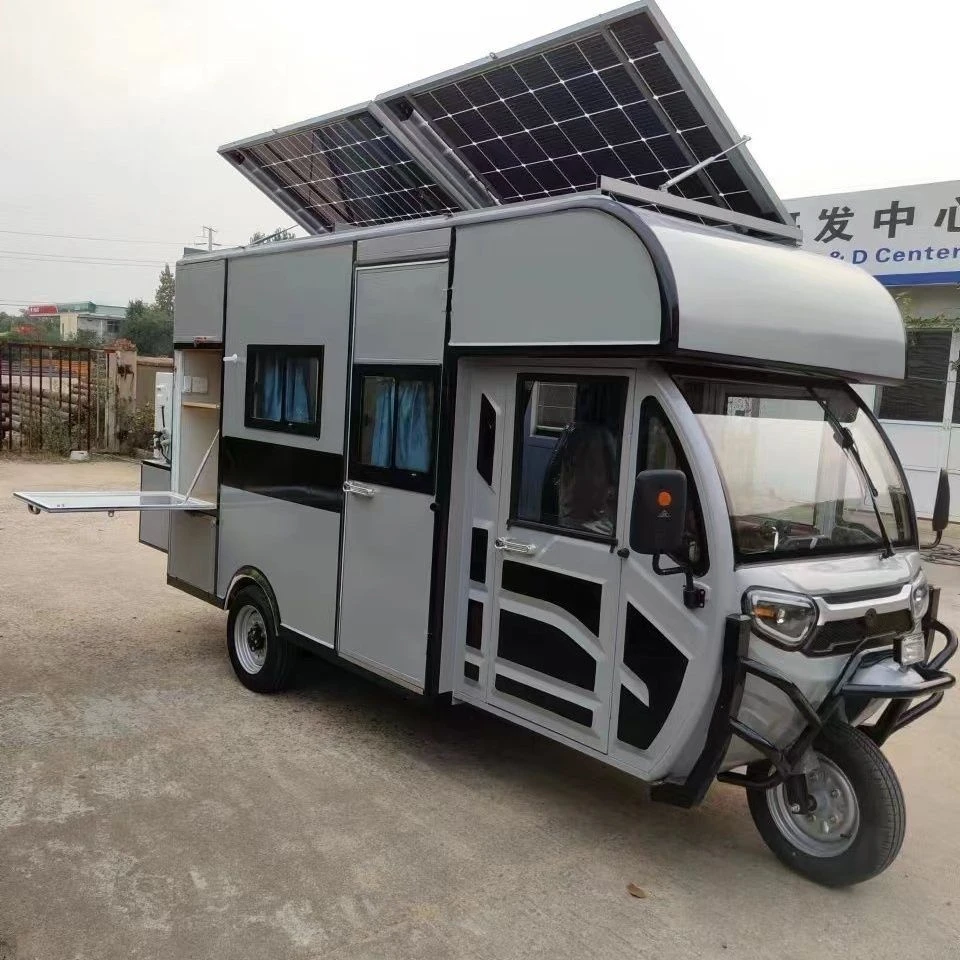 新疆西藏包邮多功能电动三轮小吃车移动餐车商用摆摊炸串网红美食