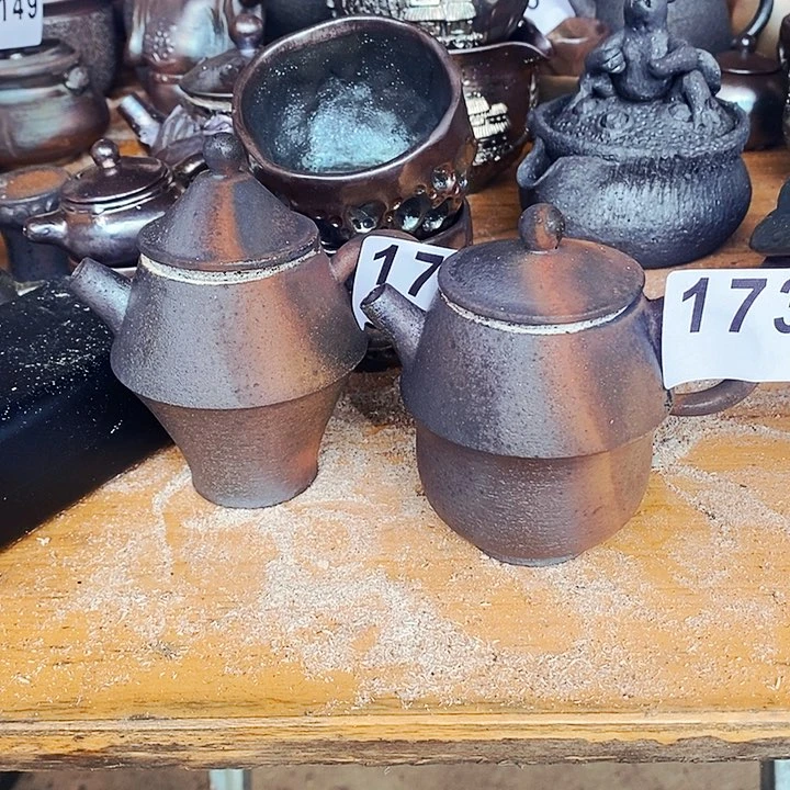 紫砂茶杯蒙*人柴烧纯手工173