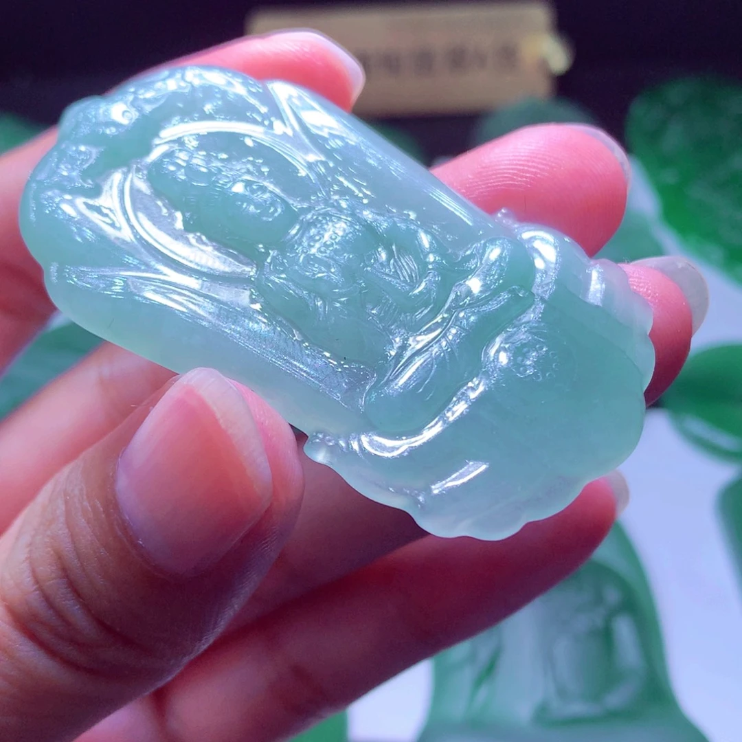 平***哥未镶嵌定制翡翠天然