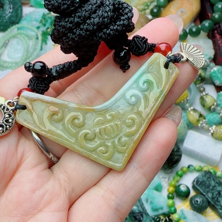 翡翠合金颈饰天然A货82