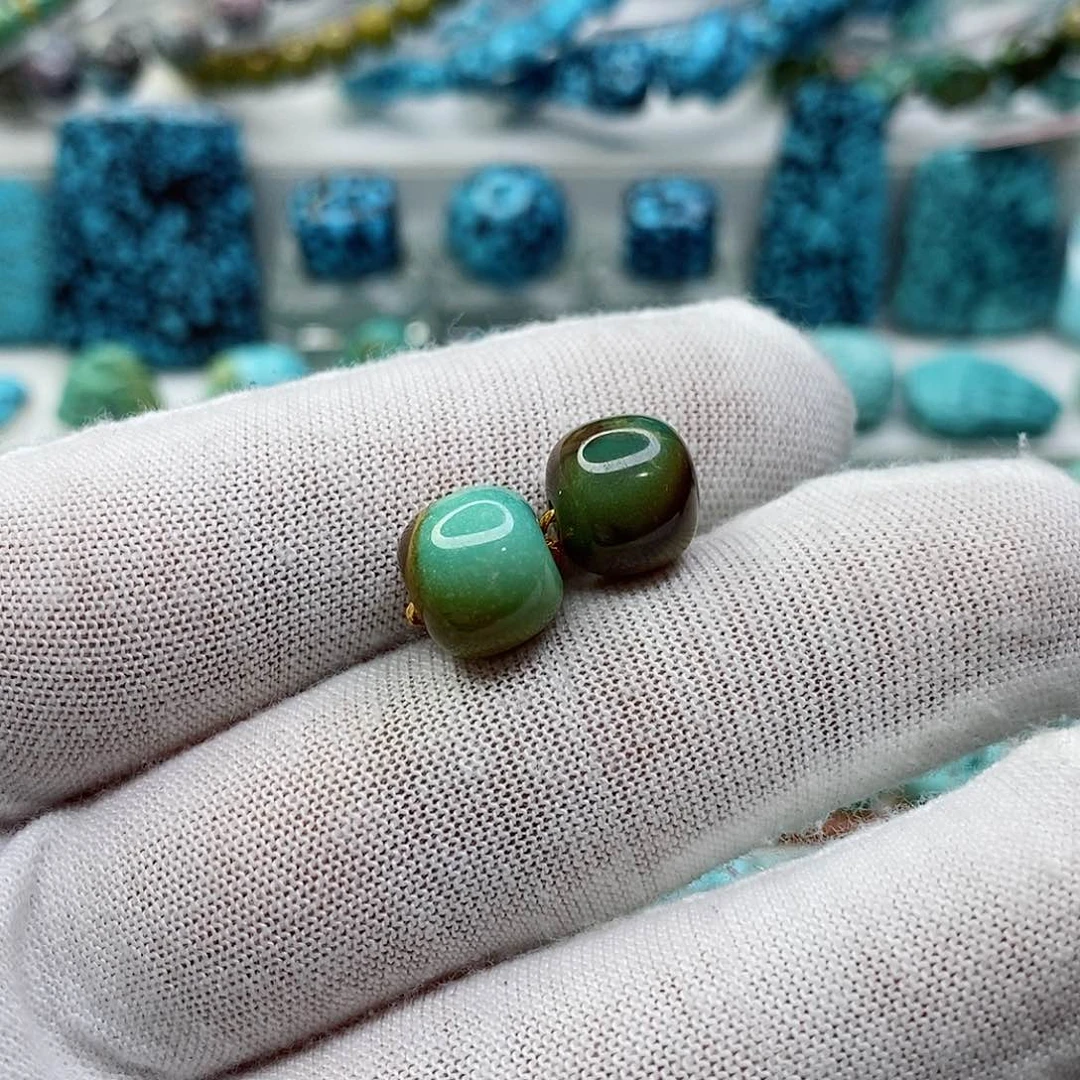 绿松石珠宝奇石未镶嵌O*?