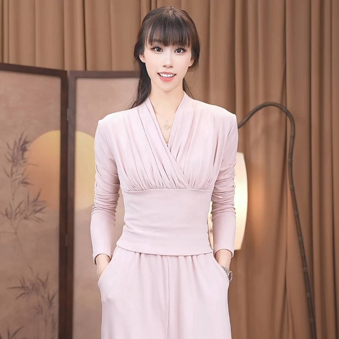 066-MuMu早秋新款练功服高弹上衣女古典舞中国舞