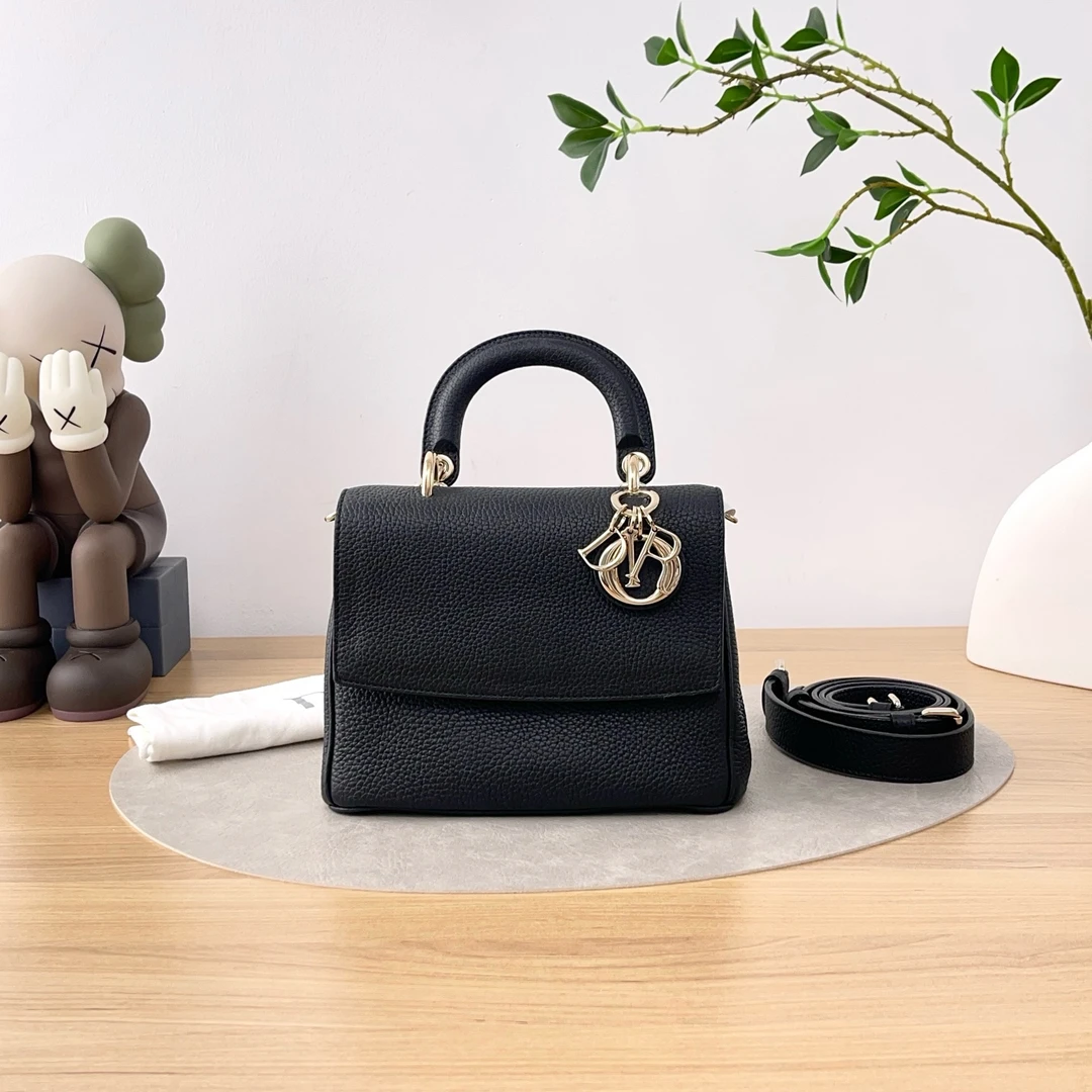 95新 DIOR/迪奥 bedior min系列黑色手提包/0549