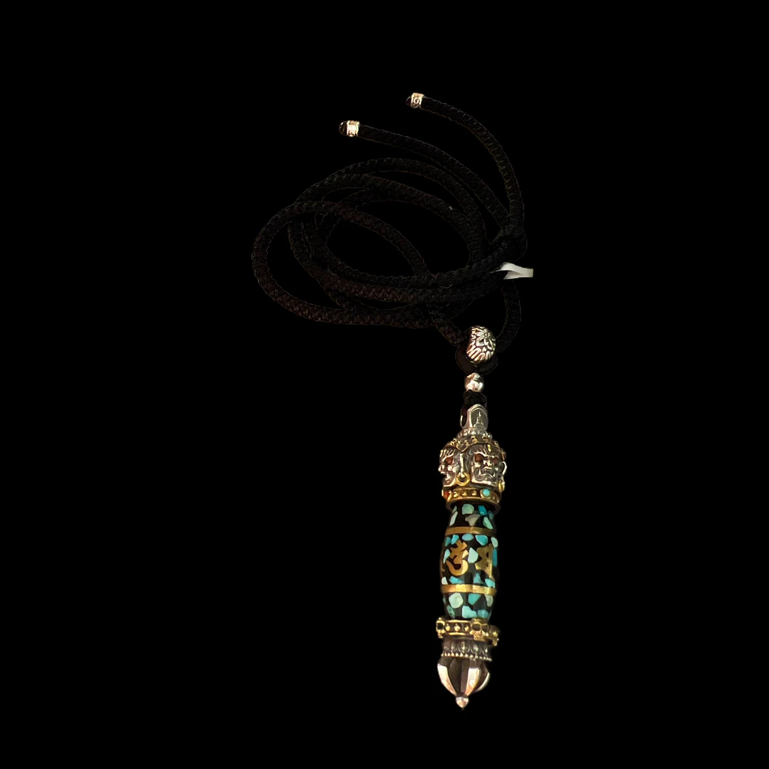 吊坠925银 V8931时尚百搭项链孤品（大黑天），