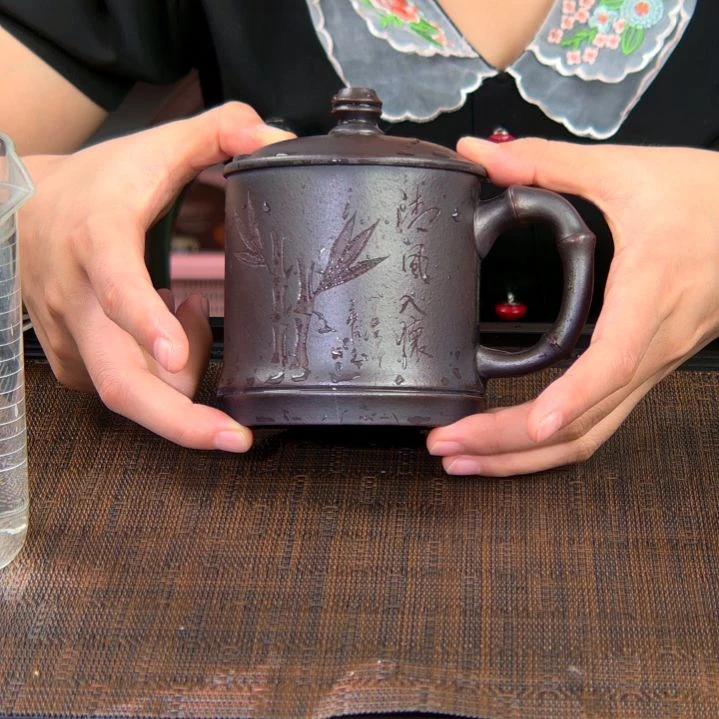茶杯紫砂高货放漏