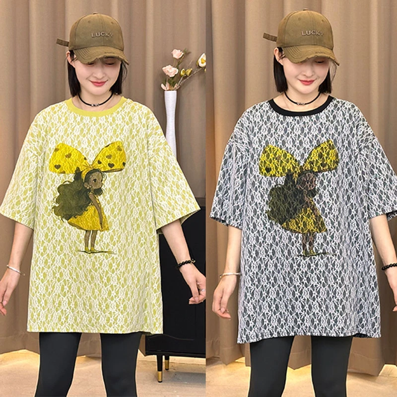 美式复古高街刺绣短袖t恤女2025夏季新款宽松设计感小众半袖上衣