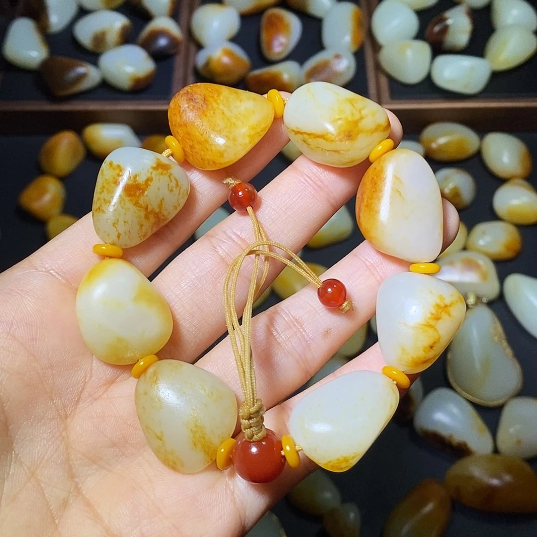 海***阳和田玉未镶嵌手链