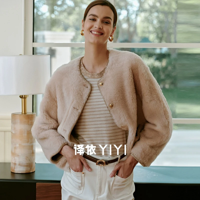 译依YIYI稀世奢品系列 米金色 星梦秘境 手工编织进口拉BEWPL006