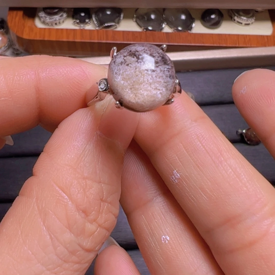 水晶手链银S800镀金镶嵌✨****✨