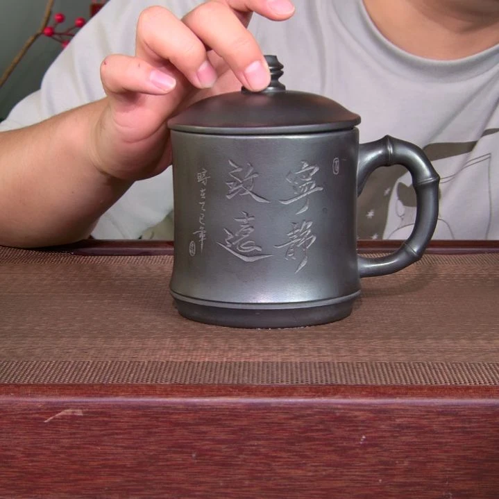 茶杯紫砂高货放漏