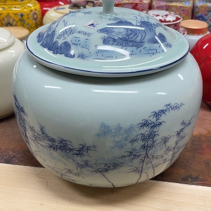 陶瓷罐茶叶罐储物罐密封罐