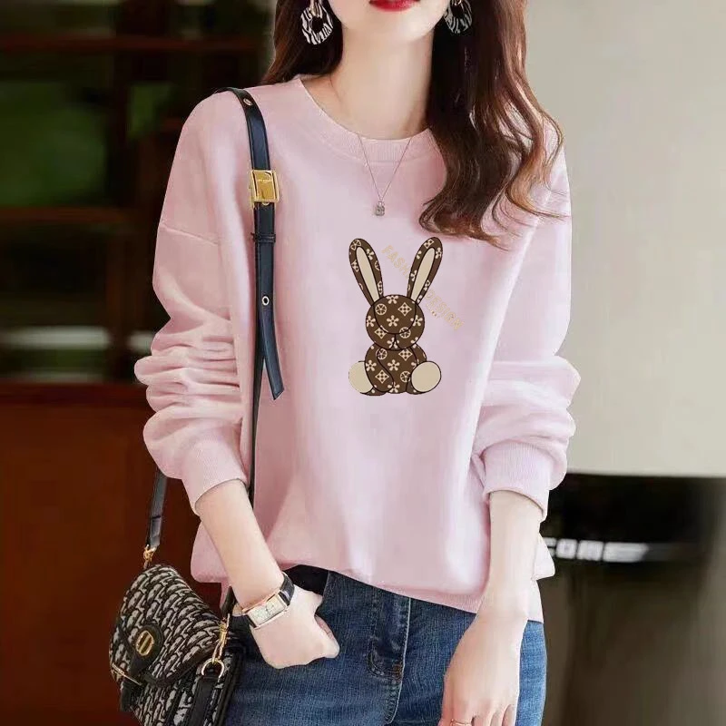 百搭长袖男女同款卫衣加绒加厚秋冬季情侣上衣重磅华棉卫衣打底衫