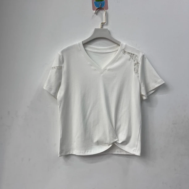 【名角服饰】【6608修身短袖】时尚百搭夏季舒适纯色半袖