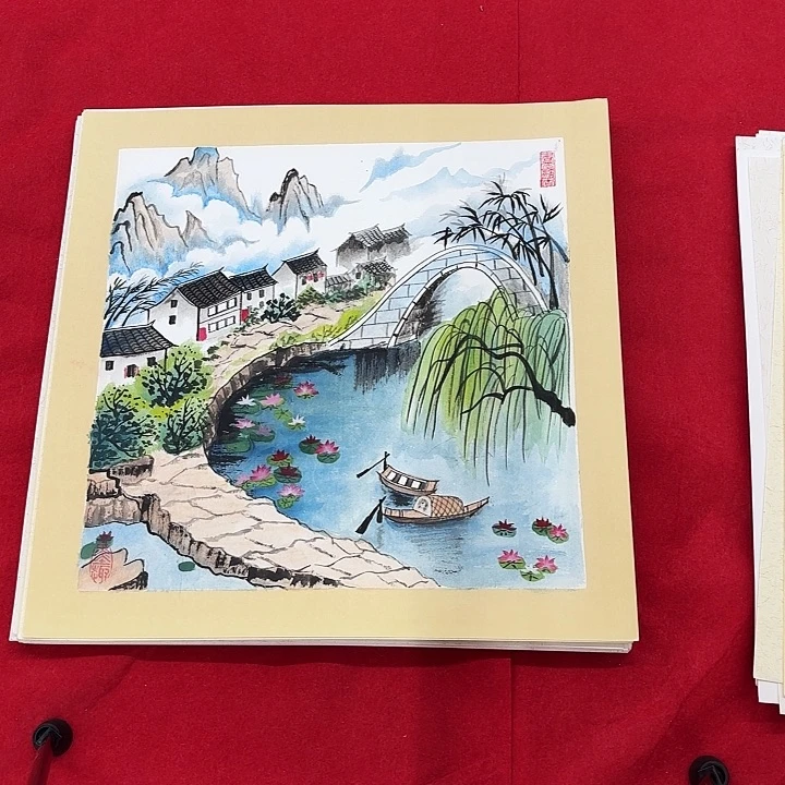 国画花鸟的翅膀和羽毛的
