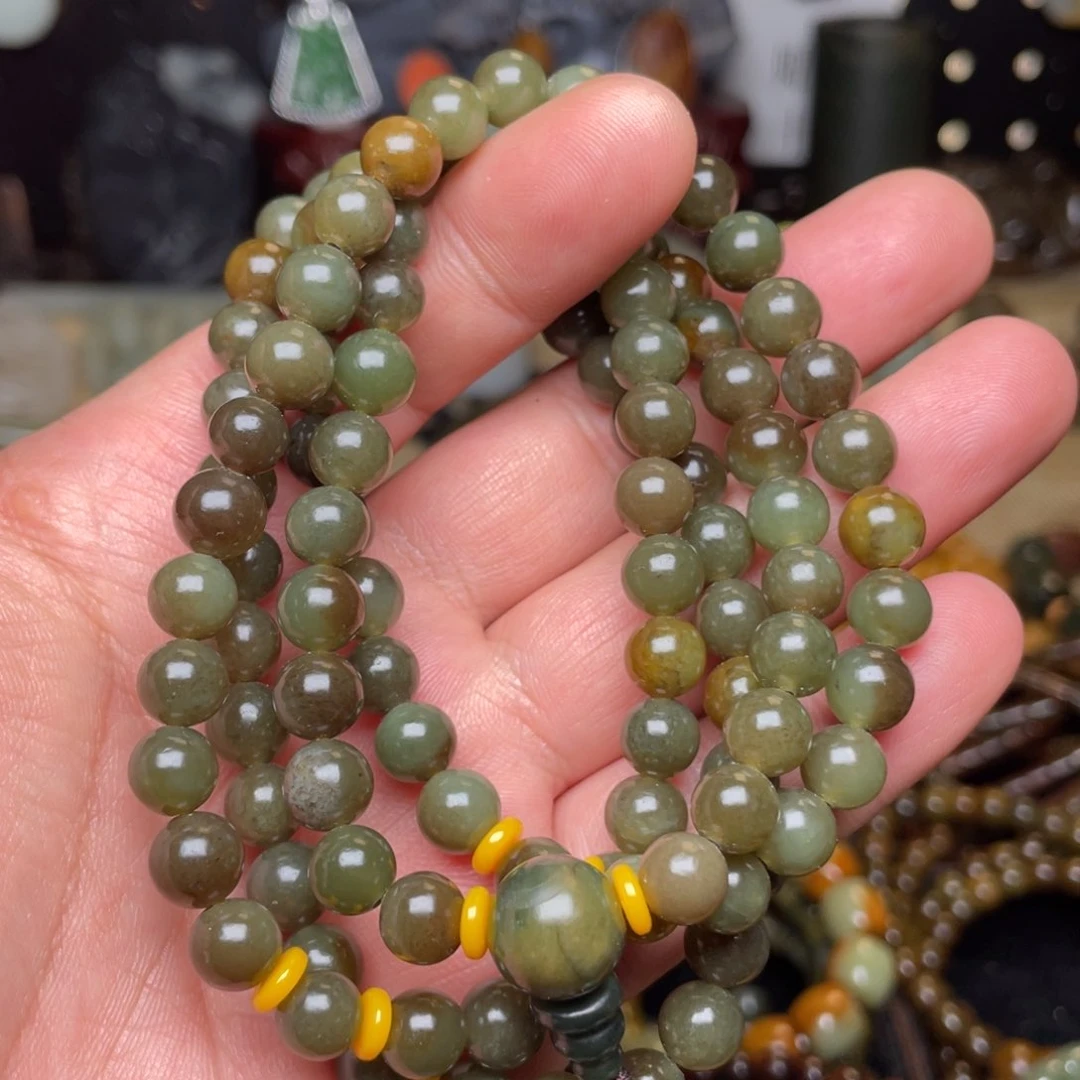 岫岩河磨玉（透闪石质玉）未镶嵌颈饰卡8.108福利