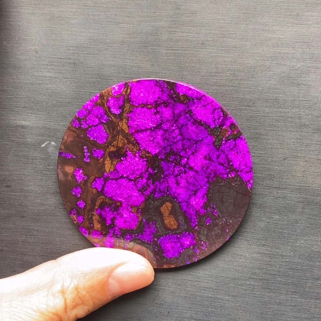 苏纪石（舒俱来）圆牌未镶嵌