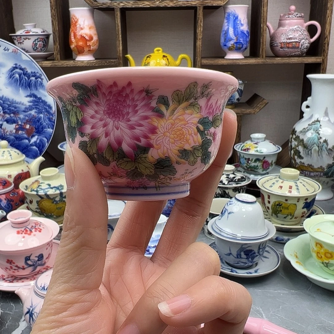 杯子陶瓷景德镇陶瓷567老厂瓷9