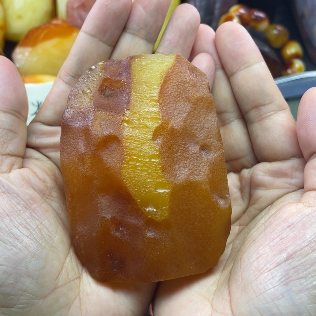 定制琥珀未镶嵌天然琥珀蜜蜡