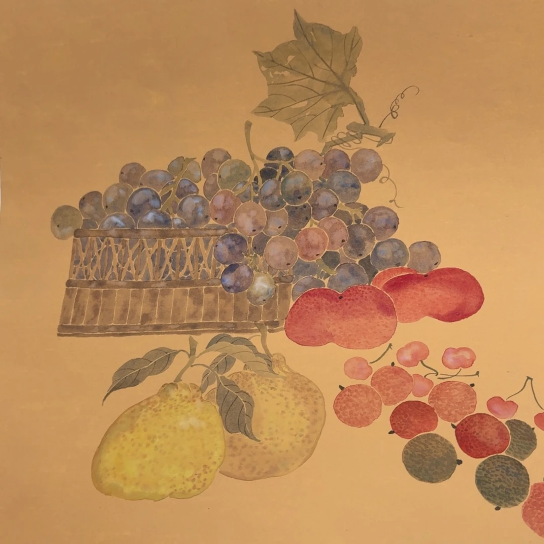 国画纯手绘山水花鸟作品