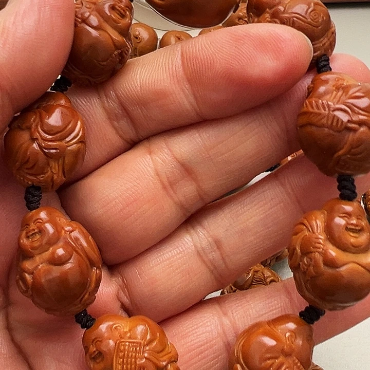 橄榄核手串/手链弥勒佛