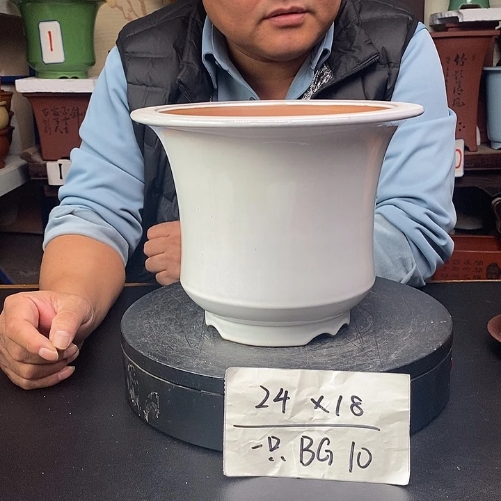 紫砂花盆货号一只BG10